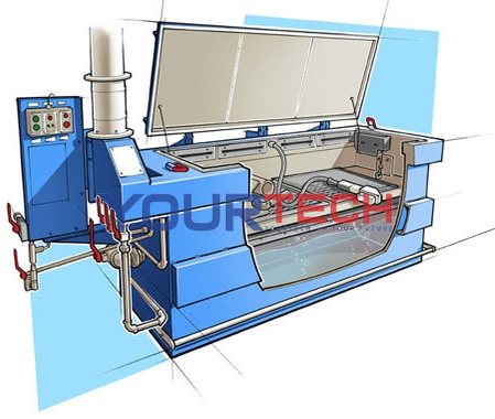 Máy rửa bộ phận máy in TYPE HP