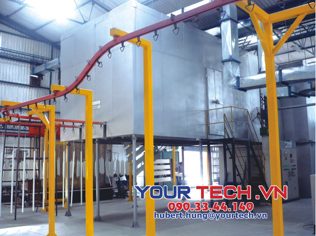 Lò sấy phun sơn tĩnh điện