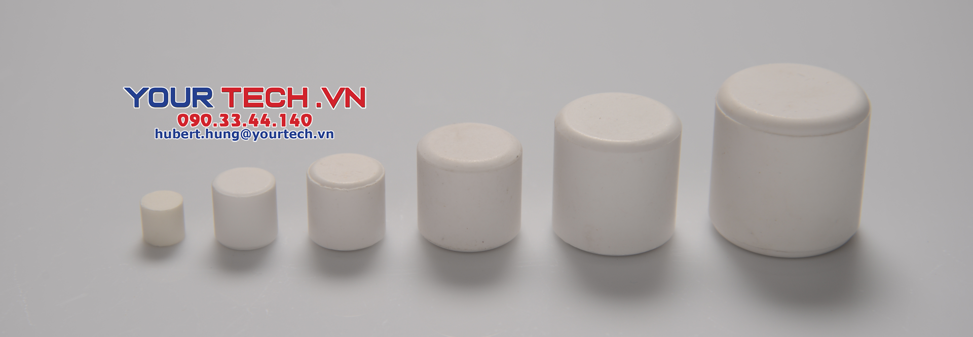Bi nghiền Alumina ceramic dạng hình trụ