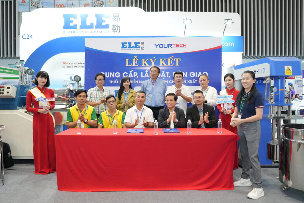 Lễ ký kết hợp tác giữa Yourtech và Tây Đô Long An tại Coating Expo 2026
